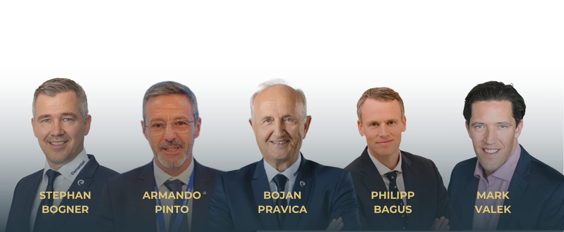 Stephan Bogner, Armando Pinto, Bojan Pravica, Philipp Bagus e Mark Valek